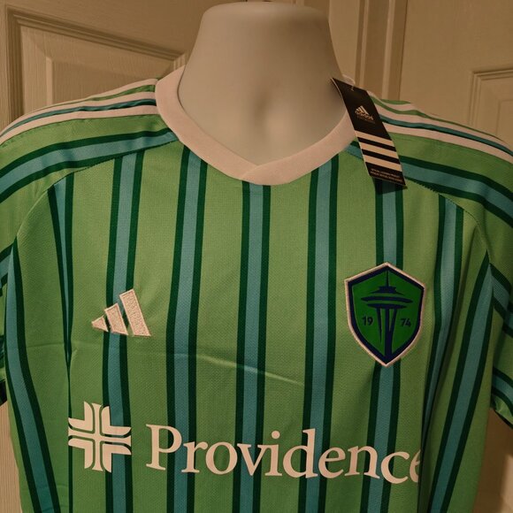 Adidas Seattle Sounders FC Home Jersey 2024/25 NWT Men's Sizes S - L MLS Soccer - Picture 6 of 12